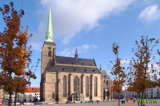 Площадь Республики - город Пльзень