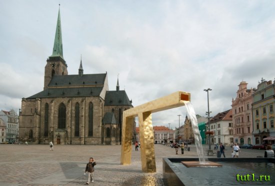 Площадь Республики - город Пльзень