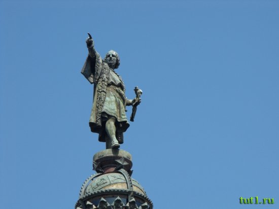 Барселона - памятник Колумбу
