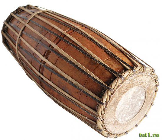 Индийский музыкальный инструмент мриданга