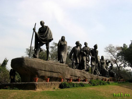 Памятник Ганди - Дели