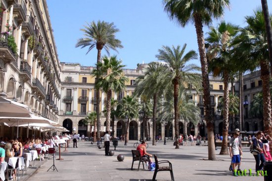 Plaza Real Королевская площадь - Барселона