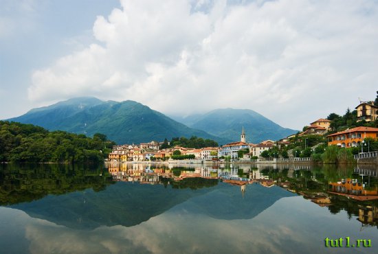 Италия - озеро Лаго-ди-Мергоццо