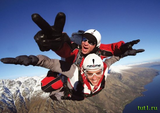 Новая Зеландия - параглайдинг