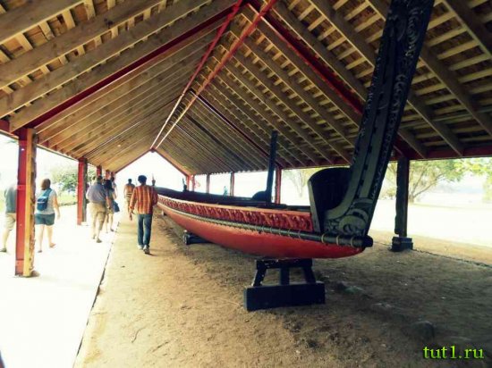 Новая Зеландия - музей маори в городе Вайтанги