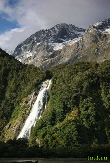 Новая Зеландия - водопад Сазерленд