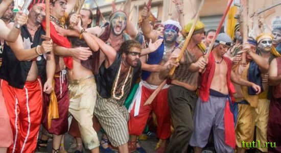 Майорка - инсценировка исторической битвы