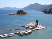 Остров Корфу - монастырь Влехерна, "Мышиный остров"